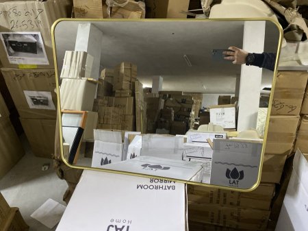 مراي 60 *80 ذهبي مستطيل taj